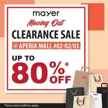 Mayer-Markerting-Moving-Out-Clearance-Sale-1-350x350 29 Jan 2021 Onward: Mayer Markerting Moving Out Clearance Sale at Aperia Mall