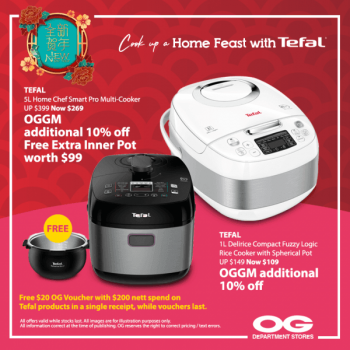 OG-Free-Extra-Inner-Pot-Promotion-350x350 19 Jan 2021 Onward: Tefal Free Extra Inner Pot Promotion at OG