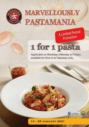 PastaMania-1-for-1-Pasta-Promo-350x496 20-29 Jan 2021: PastaMania 1-for-1 Pasta Promo