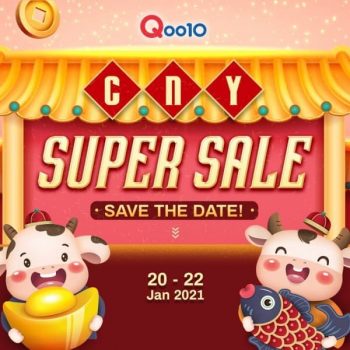 Qoo10-Chinese-New-Year-Super-Sale-350x350 20-22 Jan 2021: Qoo10 Chinese New Year Super Sale