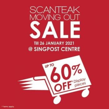 Scanteak-Moving-Out-Sale-350x350 21-26 Jan 2021: Scanteak Moving Out Sale at Singpost Centre