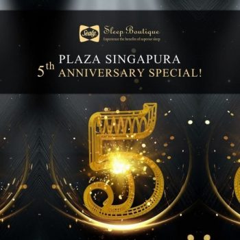 Sealy-5th-Anniversary-Special-Promotion-350x350 15 Jan 2021 Onward: Sealy Sleep Boutique 5th Anniversary Special Promotion at Plaza Singapura