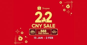 Shopee-Daily-888-Free-Orders-on-2.2-CNY-Sale-350x183 15 Jan-2 Feb 2021: Shopee Daily 888 Free Orders on 2.2 CNY Sale