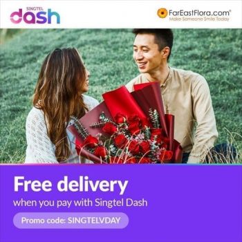 Singtel-Dash-Free-Delivery-Promotion-350x350 26 Jan-14 Feb 2021: FarEastFlora.com Free Delivery Promotion with Singtel Dash