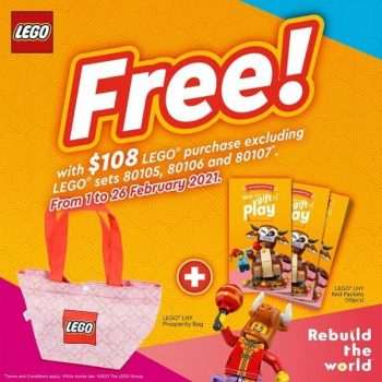 The-Brick-Shop-Lunar-New-Year-Gift-Promotion-350x350 1-26 Feb 2021: LEGO Lunar New Year Gift with Purchase Promotion