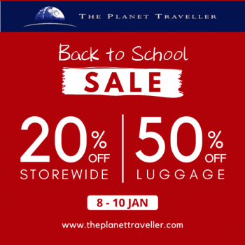 The-Planet-Traveller-Back-to-School-Sale-350x350 8-10 Jan 2021: The Planet Traveller Back to School Sale