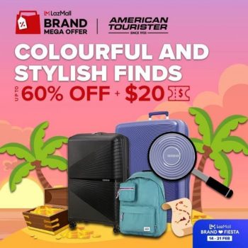 American-Tourister-Exclusive-Deals-350x350 18 Feb 2021 Onward: American Tourister Exclusive Deals at Lazada