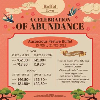 Buffet-Town-CNY-Auspicious-Festive-Buffet-Promotion-350x350 15-21 Feb 2021: Buffet Town CNY Auspicious Festive Buffet Promotion