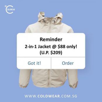 COLDWEAR-2-in-1-Jackets-Promotion-350x350 24 Feb 2021 Onward: COLDWEAR  2-in-1 Jackets Promotion