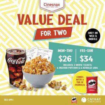 Cathay-Cineplexes-Value-Deal-For-Two-Promotion-350x350 8 Feb-30 Apr 2021: Cathay Cineplexes Value Deal For Two Promotion