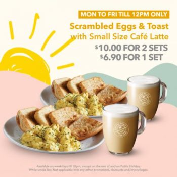 Coffee-Bean-Morning-Treat-Scrambled-Eggs-and-Toast-Latte-Promotion--350x350 5 Feb 2021 Onward: Coffee Bean Morning Treat Scrambled Eggs and Toast + Latte Promotion