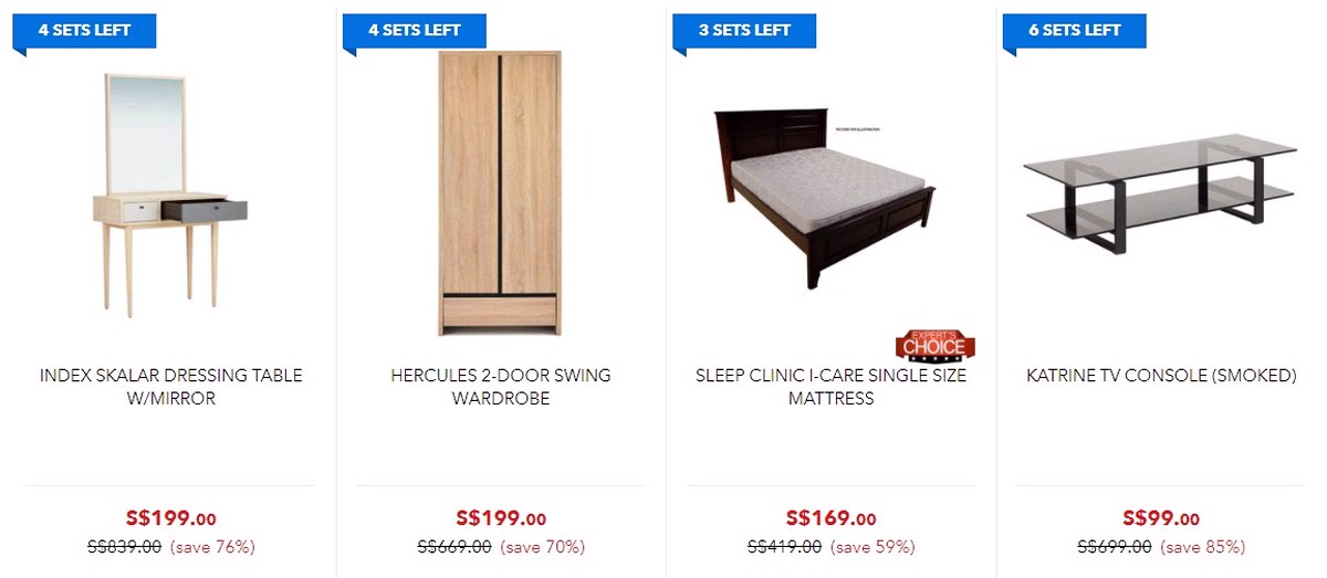 FURNITURE-BEDDING-CLEARANCE-A2 20 Feb-4 Mar 2021: COURTS Big Furniture Clearance Sale! Up to 80% OFF!