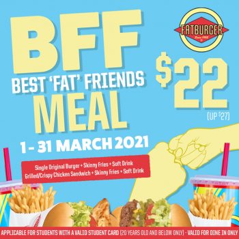 Fatburger-BFF-Meal-Promo-350x350 1-31 Mar 2021: Fatburger  BFF Meal Promo