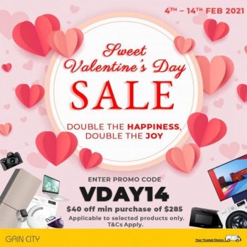 Gain-City-Valentines-Day-Sale-350x350 4-14 Feb 2021: Gain City Valentine’s Day Sale