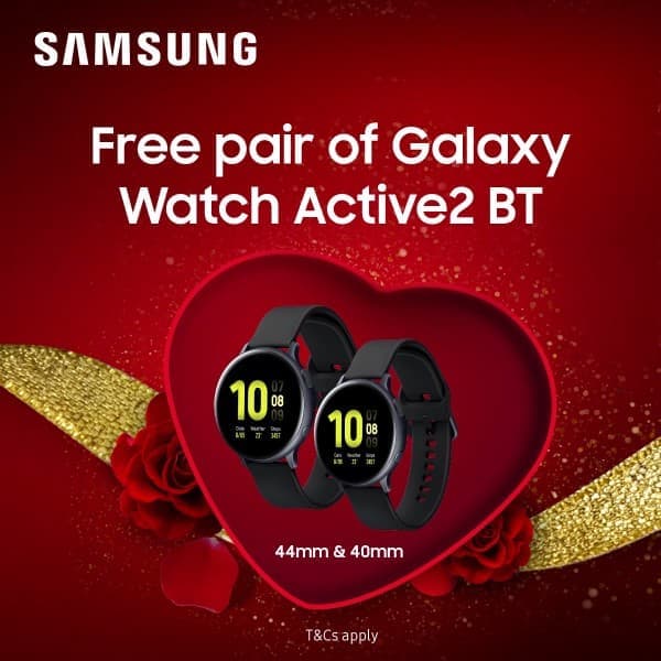 13 Feb 2021 Onward Harvey Norman Samsung Galaxy Watch Active2 Valentines Day Promotion Sg 7038