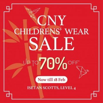 Isetan-CNY-Childrens-Wear-Sale-350x350 8-18 Feb 2021: Isetan CNY Children's Wear Sale