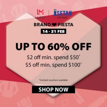 Isetan-Great-Discounts-Promotion-350x350 14-21 Feb 2021: Isetan Brand Fiesta at Lazada