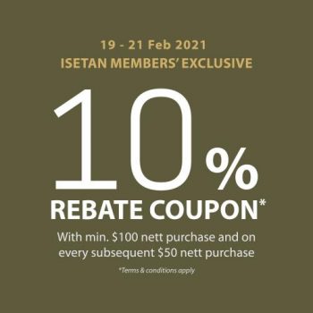 Isetan-Members-Exclusive-Promotion-350x350 19-21 Feb 2021: Isetan Members Exclusive Promotion