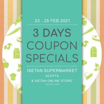 Isetan-Supermarket-3-Days-Coupon-Promotion-350x350 23-25 Feb 2021: Isetan Supermarket 3 Days Coupon Promotion