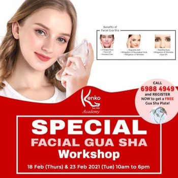 Kenko-Reflexology-Fish-Spa-Special-Facial-Gua-Sha-Workshop-350x350 18-23 Feb 2021: Kenko Reflexology & Fish Spa Special Facial Gua Sha Workshop