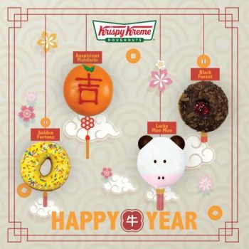 Krispy-Kreme-Chinese-New-Year-Doughnuts-Promotion-350x350 1-28 Feb 2021: Krispy Kreme Chinese New Year Doughnuts Promotion
