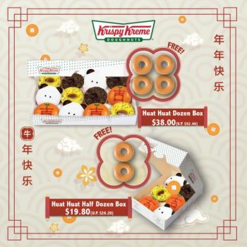 Krispy-Kreme-Chinese-New-Year-Doughnuts-Promotion1-350x350 1-28 Feb 2021: Krispy Kreme Chinese New Year Doughnuts Promotion