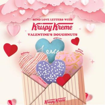 Krispy-Kreme-Valentines-Doughnuts-Promotion-1-350x349 10-14 Feb 2021: Krispy Kreme Valentine's Doughnuts Promotion