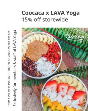 Lava-Yoga-Storewide-Sale-350x438 20 Feb 2021 Onward: Coocaca and Lava Yoga Storewide Sale