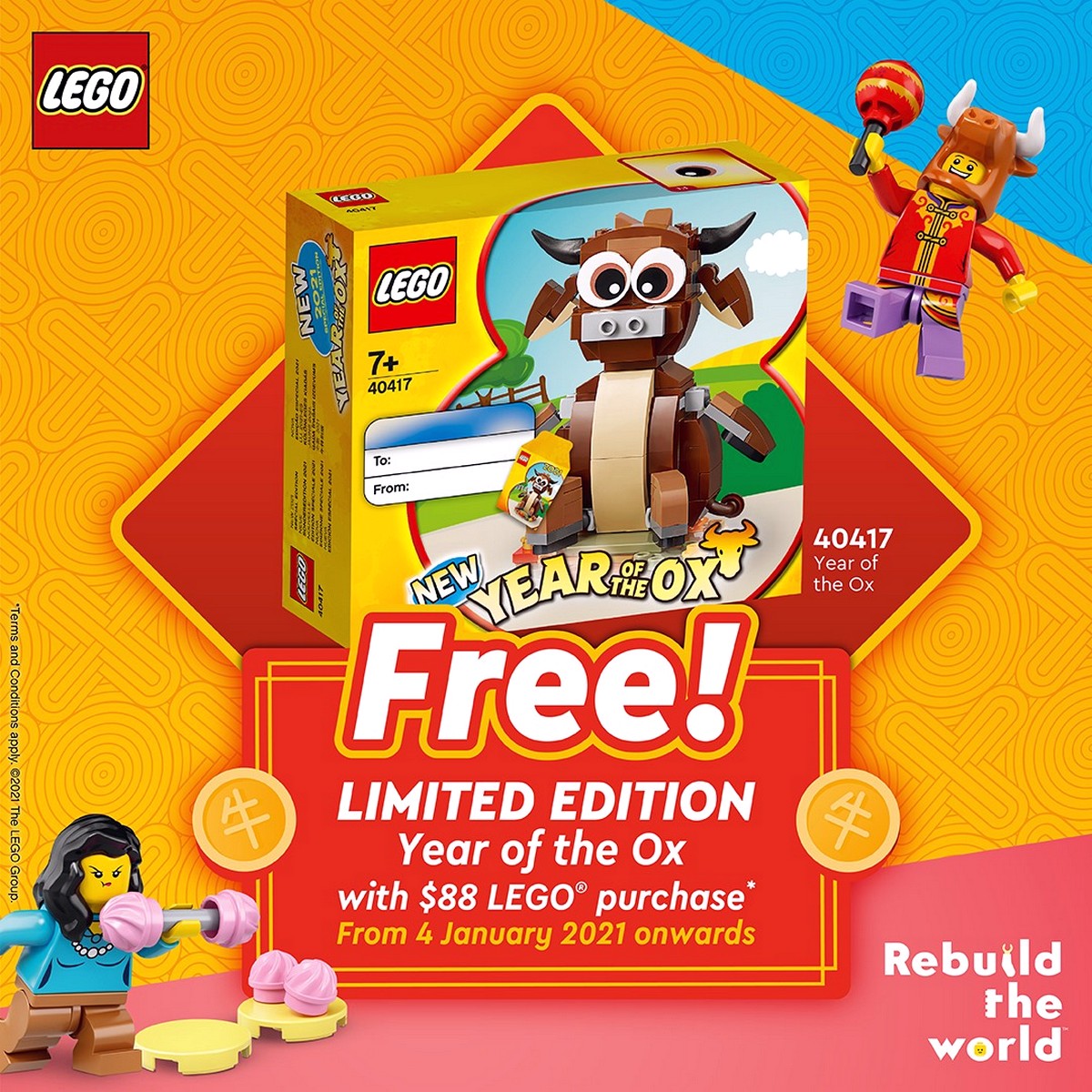 Lego-OX-brand 12-28 Feb 2021: Bunny Box CNY Promotion Sale Up to 40% OFF LEGO, Nerf, Play-Doh, Transformers, Paw Patrol, Bakugan, Hatchimals, Monster Jam, My Little Pony, Twisty Petz, Kinetic Sand & More