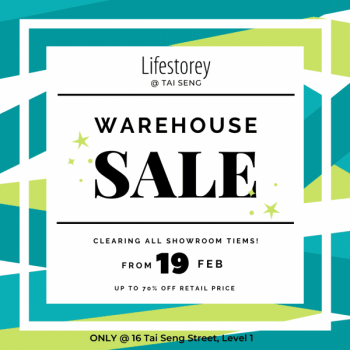Lifestorey-Annual-Warehouse-Sale-350x350 19 Feb 2021 Onward: Lifestorey Annual Warehouse Sale