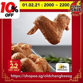 Old-Chang-Kee-Flash-Sale-350x350 1 Feb 2021: Old Chang Kee Flash Sale on Shopee