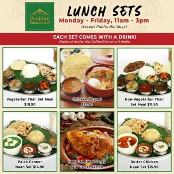 Pavilion-Banana-Leaf-Lunch-Sets-Promotion-350x350 22 Feb 2021 Onward: Pavilion Banana Leaf Lunch Sets Promotion