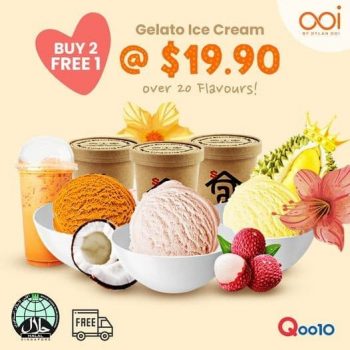 Qoo10-Ice-Cream-Promotion-350x350 22 Feb 2021 Onward: OOI Gelato Ice Cream Promotion at Qoo10