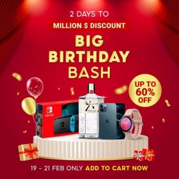 Shopee-Million-Discount-Big-Birthday-Bash-Promotion-1-350x350 19-21 Feb 2021: Shopee Million $ Discount Big Birthday Bash Promotion