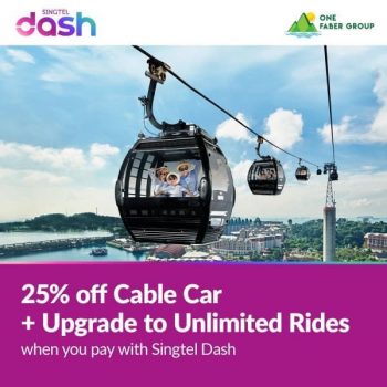 Singtel-Dash-Cable-Car-Promotion-350x350 22 Feb-30 Apr 2021: Singtel Dash Cable Car Promotion with One Faber Group