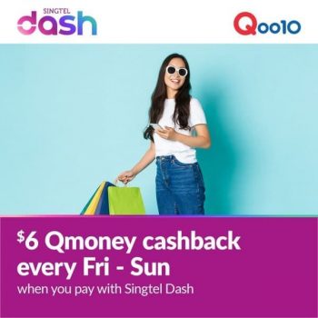 Singtel-Dash-Qmoney-Cashback-Promotion-Singtel-Dash-Qmoney-Cashback-Promotion--350x350 13-28 Feb 2021: Singtel Dash Qmoney Cashback Promotion at Qoo10