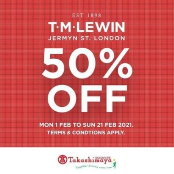 T.M.-Lewin-Ox-picious-Lunar-New-Year-Sale-350x350 5 Feb 2021 Onward: T.M. Lewin Ox-picious Lunar New Year Sale at Takashimaya