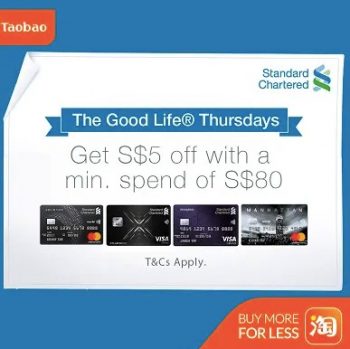 The-Good-Life-Thursday-with-Taobao-Promotion-with-Standard-Chartered-350x349 19-25 Feb 2021: The Good Life Thursday with Taobao Promotion with Standard Chartered