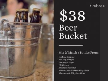 Timbre-Beer-Bucket-Promotion-350x263 6 Feb 2021 Onward: Bottle Shop Beer Bucket Promotion at Timbre+