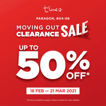 Times-bookstores-Clearance-Sale-350x350 18-21 Feb 2021: Times bookstores Clearance Sale at Paragon