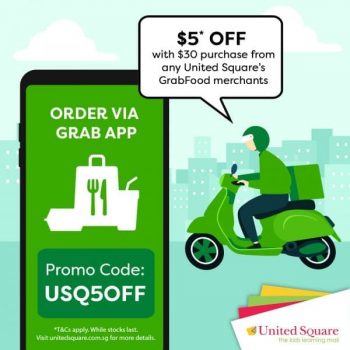 United-Square-Shopping-Mall-CNY-Season-Promotion-350x350 11 Feb 2021 Onward: United Square Shopping Mall CNY Season Promotion with GrabFood