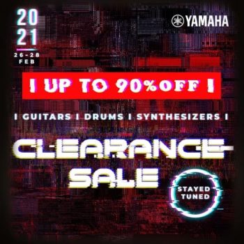 Yamaha-Music-Clearance-Sale--350x350 26-28 Feb 2021: Yamaha Music Clearance Sale at Plaza Singapura