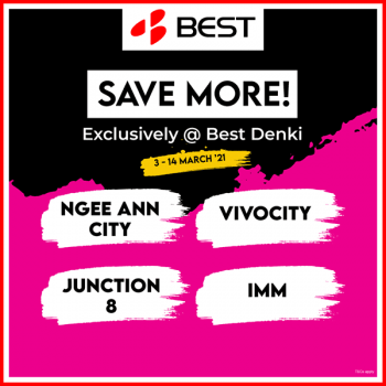 3-14-March-2021-BEST-Denki-Dyson-Vacuums-Air-Purifier-Fans-Promotion--350x350 3-14 March 2021: BEST Denki Dyson Vacuums & Air Purifier Fans Promotion