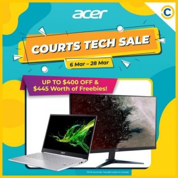 Acer-Laptops-and-Monitors-COURTS-Tech-Sale-350x350 6-28 Mar 2021: Acer Laptops and Monitors COURTS Tech Sale