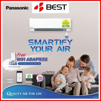BEST-Denk-Panasonic-Air-Conditioners-Promotion-350x350 8 Mar-30 Apr 2021: BEST Denk Panasonic Air Conditioners Promotion