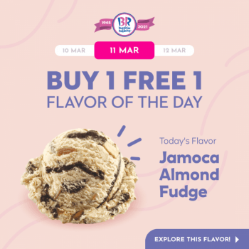 Baskin-Robbins-Jamoca-Almond-Fudge-Free-Flavor-Of-The-Day-Promotion-350x350 11 Mar 2021: Baskin Robbins Jamoca Almond Fudge Free Flavor Of The Day Promotion