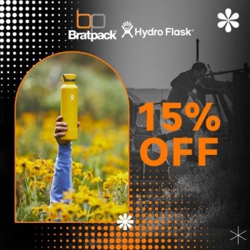Bratpack-15-off-Promotion-on-Hydro-Flask-350x350 29 Mar 2021 Onward: Hydro Flask 15% off Promotion at Bratpack