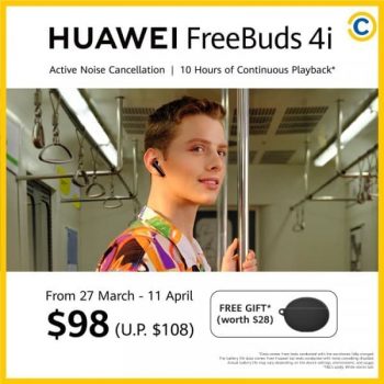 COURTS-Huawei-FreeBuds-4i-Promotion-350x350 27 Mar-11 Apr 2021: COURTS Huawei FreeBuds 4i Promotion