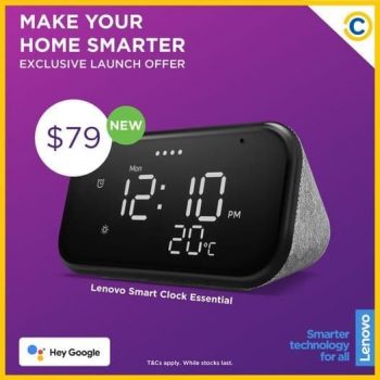 COURTS-Lenovo-Smart-Clock-Essential-Promotion-350x350 31 Mar 2021 Onward: COURTS Lenovo Smart Clock Essential Promotion