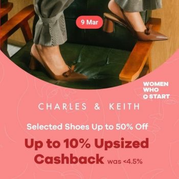 Charles-Keith-Cashback-Promotion-at-ShopBack--350x350 9 Mar 2021: Charles & Keith Cashback Promotion at ShopBack